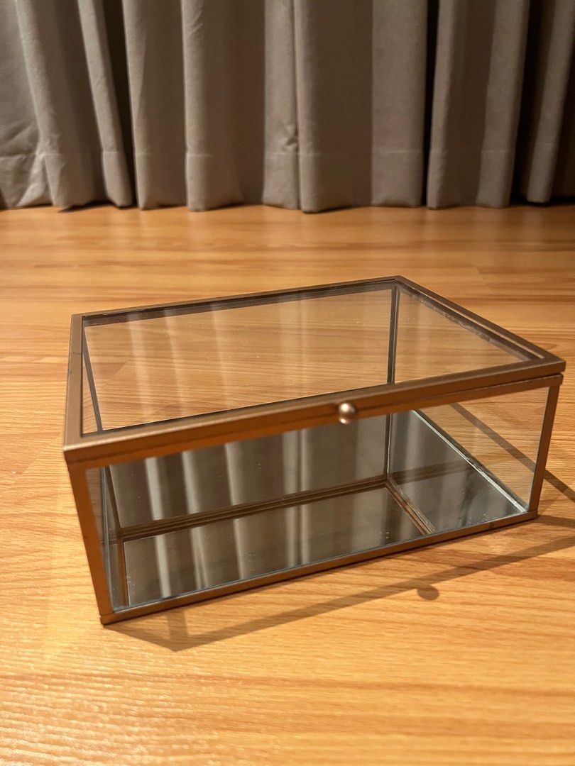 Glass box, Furniture & Home Living, Home Decor, Vases & Decorative ...
