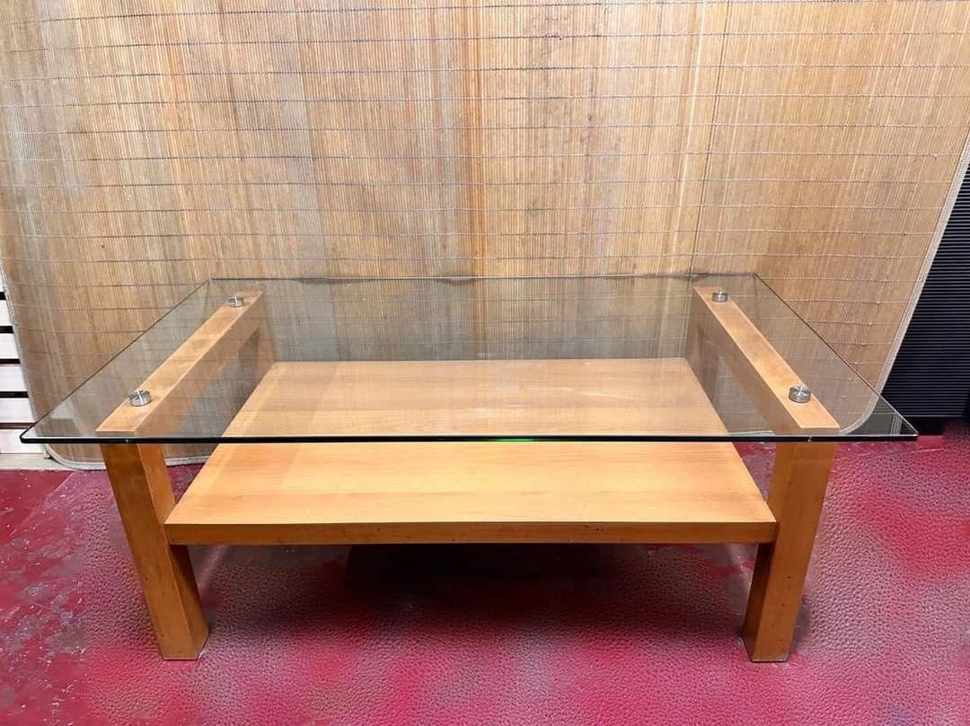 センターテーブル・ローテーブル truck furniture OAK GLASS-TOP LOW