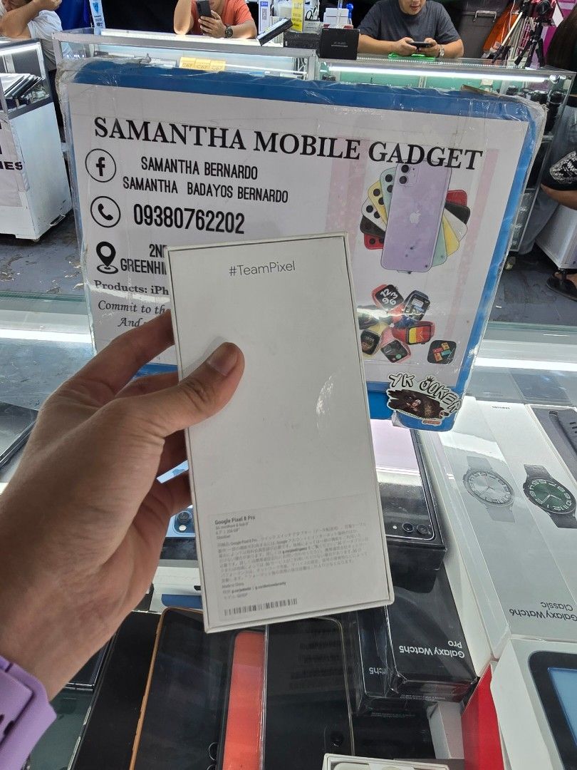 Google Pixel 8 Pro 256gb Openline (Category: Google Pixel) located in Quezon City. Submitted by samanthaga21954 (Listing ID 1311813564, Image 3). Description: Google Pixel 8 Pro 256gb Openline Brandnew Sealed with Warranty Onhand Stock.