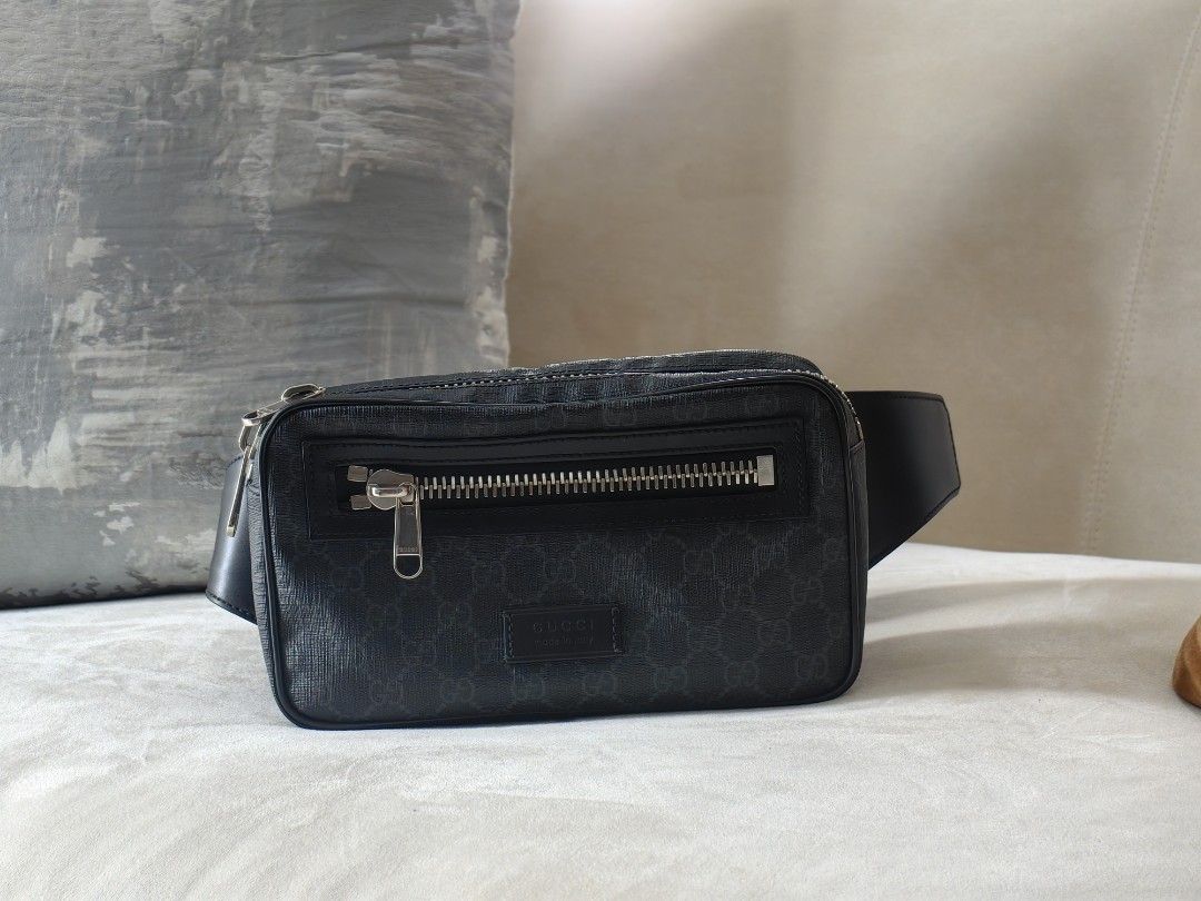 Gucci GG Supreme Black Luxury Bags Wallets on Carousell