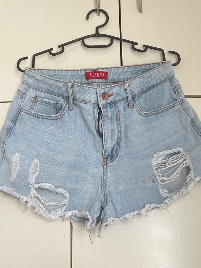Guess ripped shorts hot sale