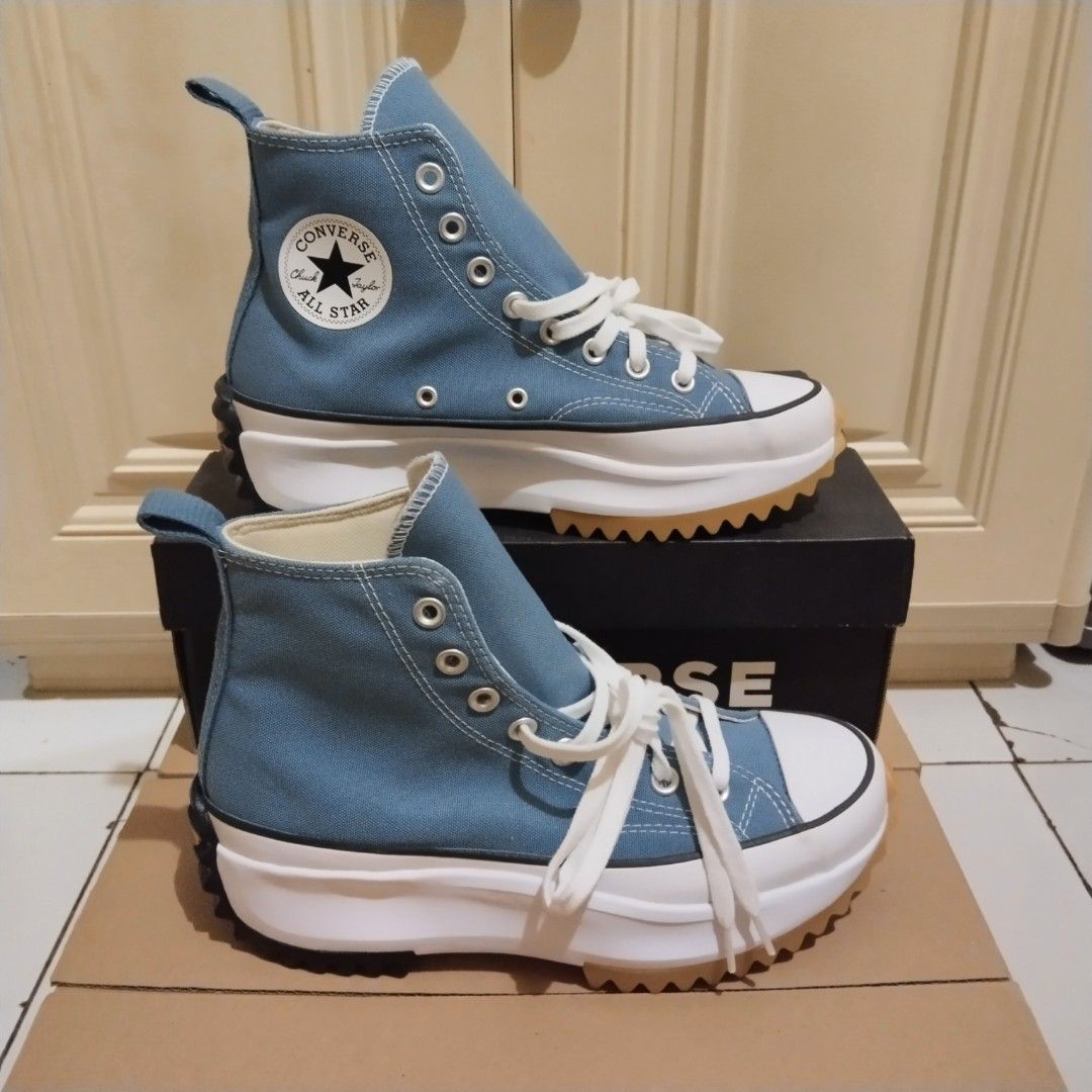 Converse Baskets Converse Run Star Hike Bleu Converse Run Star