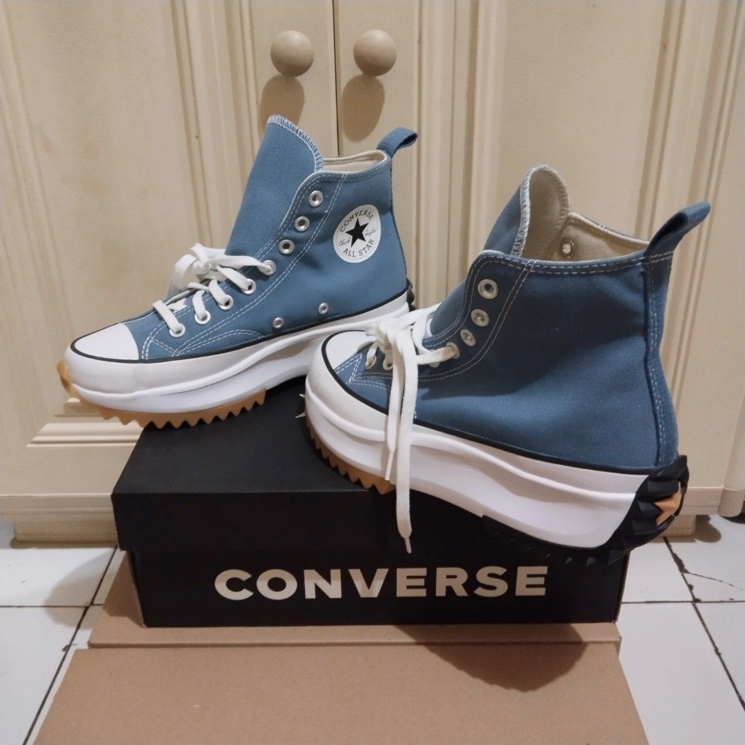 Converse Shoes Converse Run Star Hike Bleu Harga Nett!! Converse