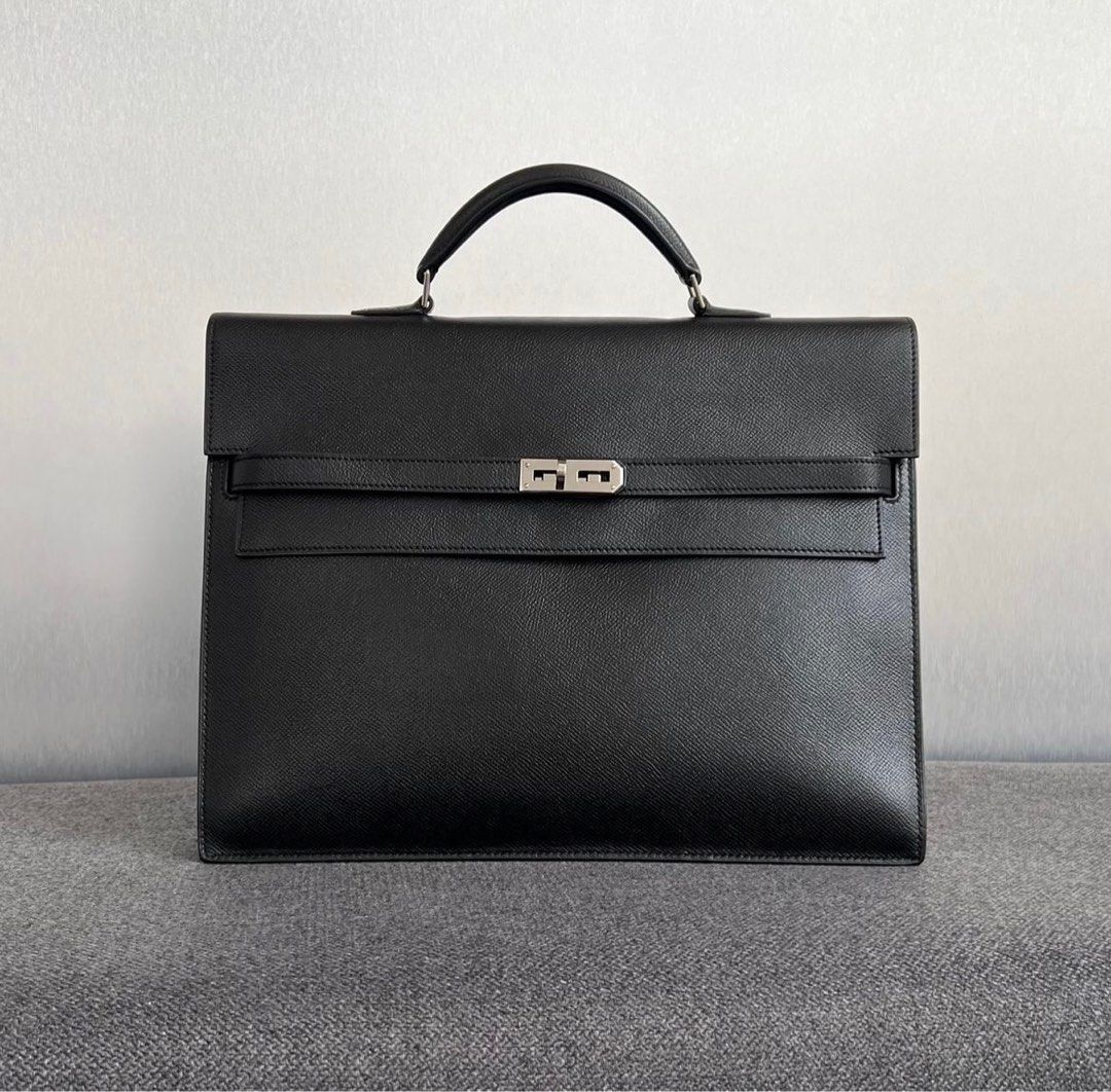 Hermes Hermes Kelly Depeche 34 Black Epsom Phw Luxury Bags Wallets on Carousell