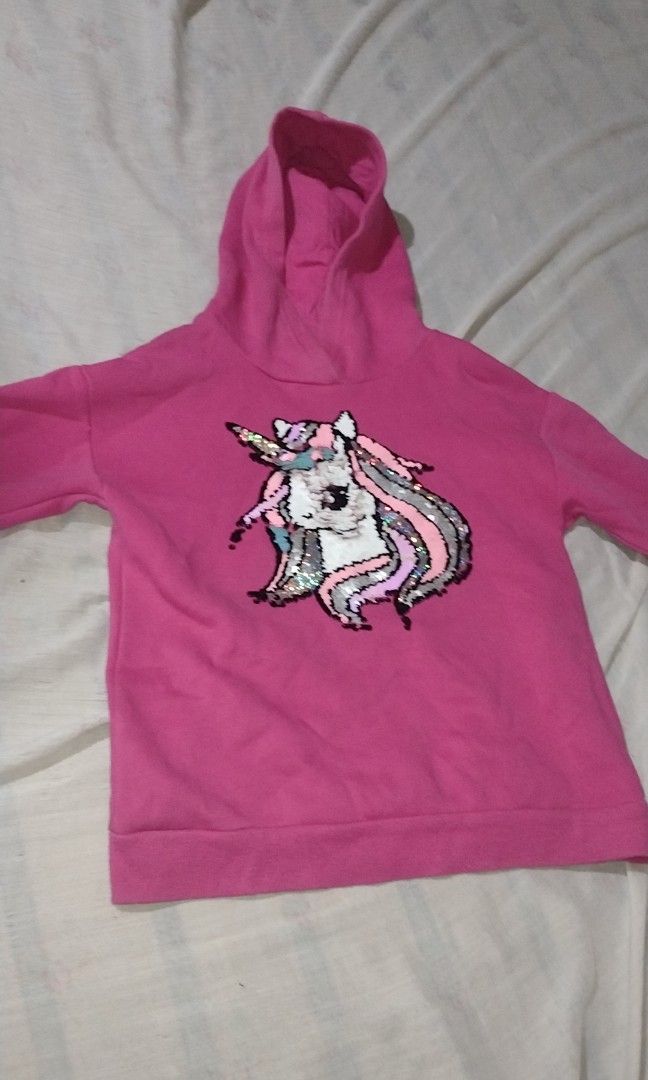 H M kids unicorn hoodie Babies Kids Babies Kids Fashion on Carousell