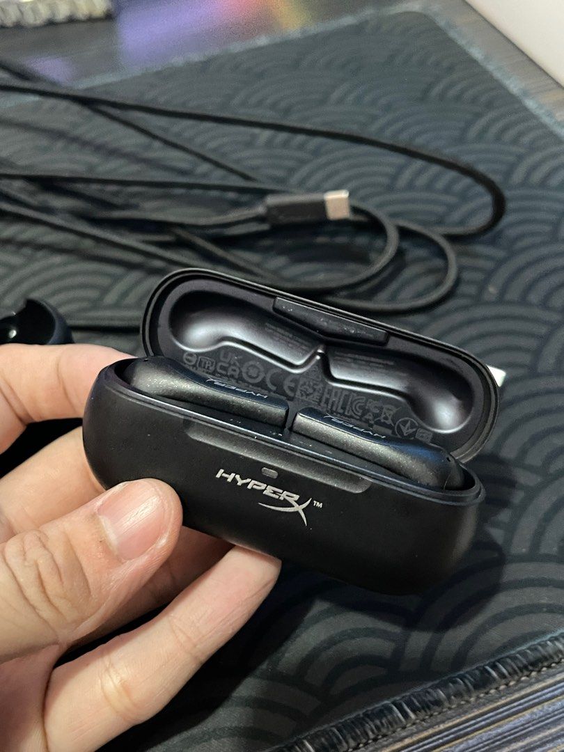 HyperX Cloud Mix Buds wireless (Category: Earphones) located in Manila. Submitted by mallowwzx (Listing ID 1311894106, Image 3). Description: For sale rush!! HyperX Cloud MIX Buds Wireless 2k nego Excellent condition pa po Pairable via bluetooth Used for music streaming and gaming Inclusions: Cloud Mix buds Hyperx case Hyperx type c charging cable No issues!! Valenzuela area!!.