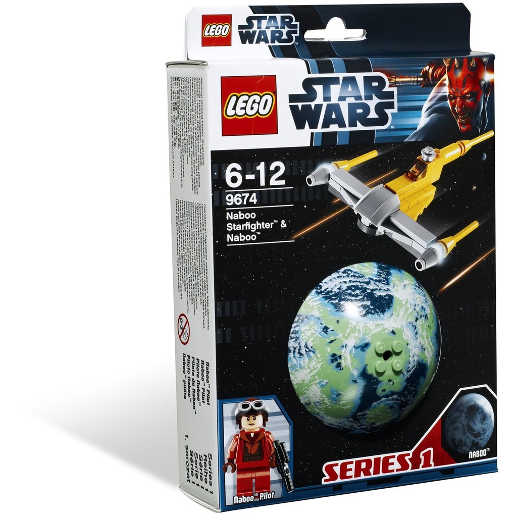 LEGO Star Wars 9674 Naboo Starfighter & Naboo Brand New & Sealed ...