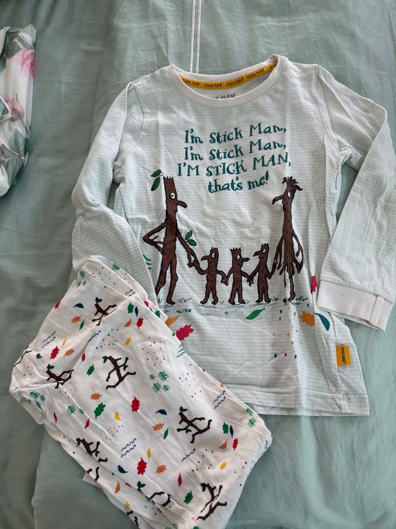 Marks Spencer Stickman pyjamas aged 5 6