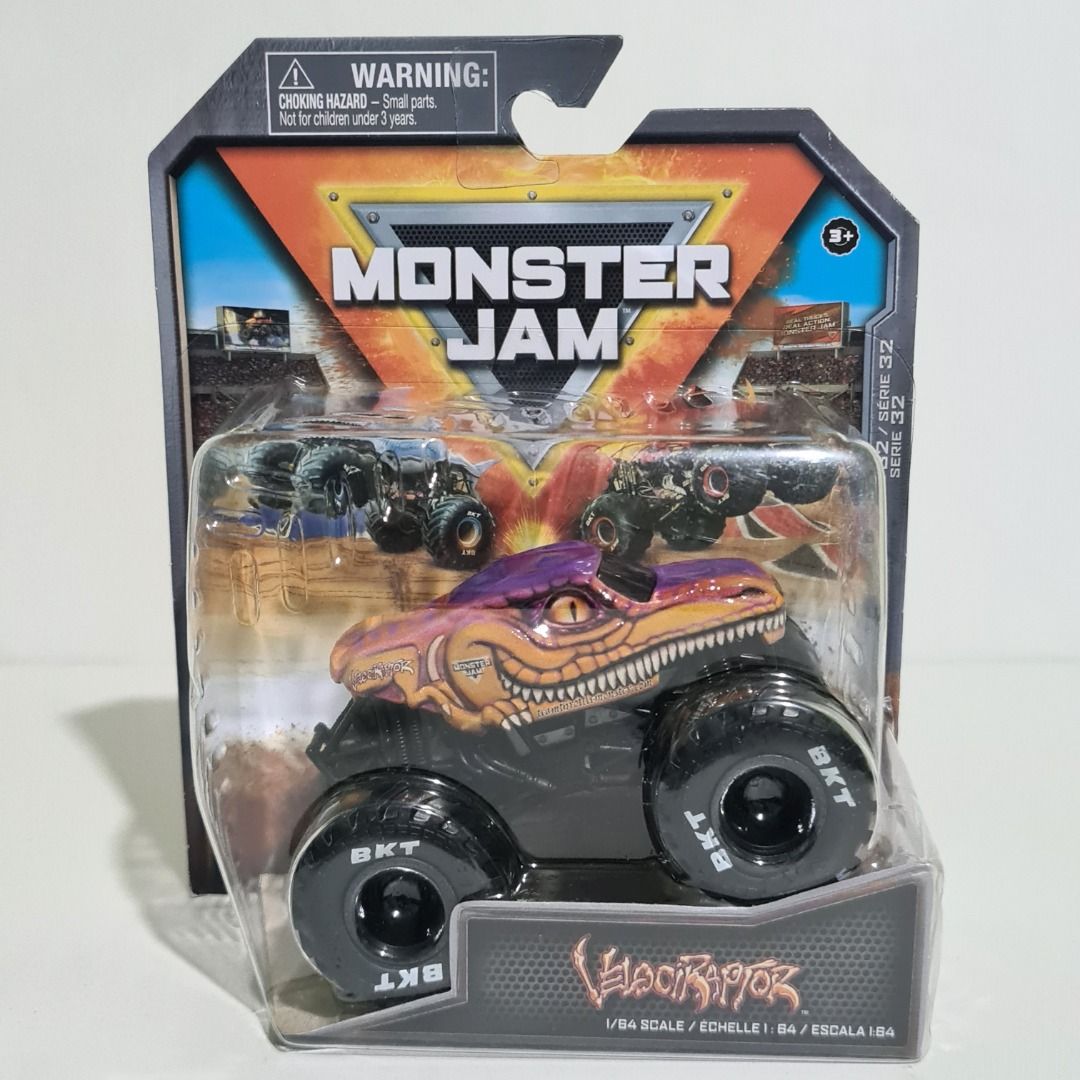 Monster Jam Velociraptor, Hobbies & Toys, Toys & Games on Carousell