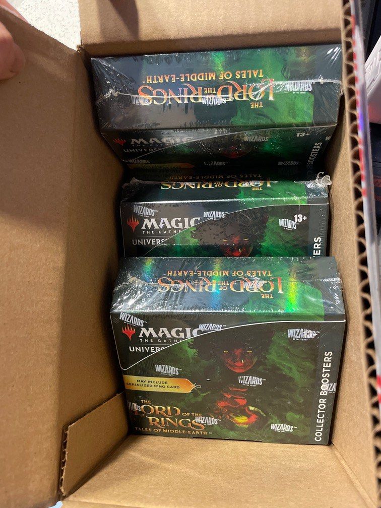 Mtg Magic: The Gathering The Lord of The Rings: Tales of Middle-Earth  Special Edition Collector Booster Box scene box, Hobbies & Toys, Toys &  Games on Carousell