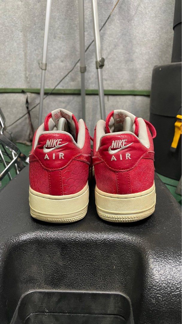 vintage nike red 2003 valentines air force 1