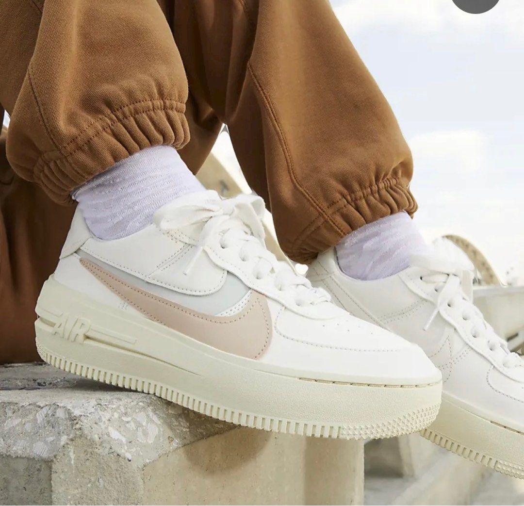 Nike Air Force 1 PLT.AF.ORM Sail Arctic Orange Women s Fashion Footwear Sneakers on Carousell