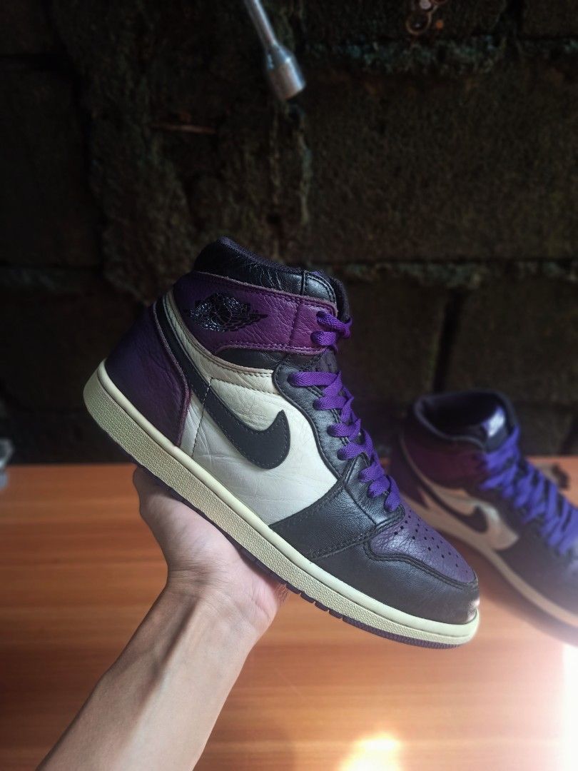 Sepatu Nike Jordan Purple High Sepatu Purple Jordan Court Purple