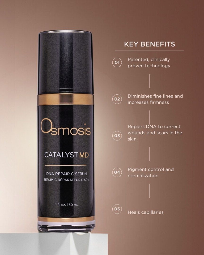 Osmosis MD Medical Grade Serums (Category: Face Care) located in Quezon City. Submitted by yelcost (Listing ID 1311820276, Image 2). Description: MD Medical Grade serums available exclusively from a Skincare Professional • Osmosis perfection pigment corrector (dual chamber fades dark spots in 21 days) - ₱6,200 • Osmosis Replenish Antioxidant Infusion Serum (Age-defying alternative to Vitamin A) - ₱7,200 • Osmosis Rescue Epidermal Repair Serum (Ac