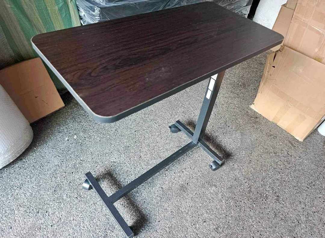 Over bed table (Category: Medical Supplies & Tools) located in Manila. Submitted by medicalcare12 (Listing ID 1311764453, Image 1). Description: brand new adjustable same day delivery mop) gcash/bank transfer/COD.