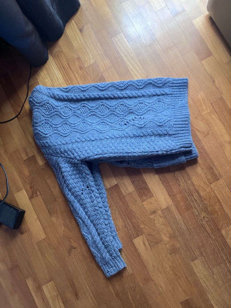 PEEL & LIFT / ARAN CARDIGAN WOOL / SIZE M, Men