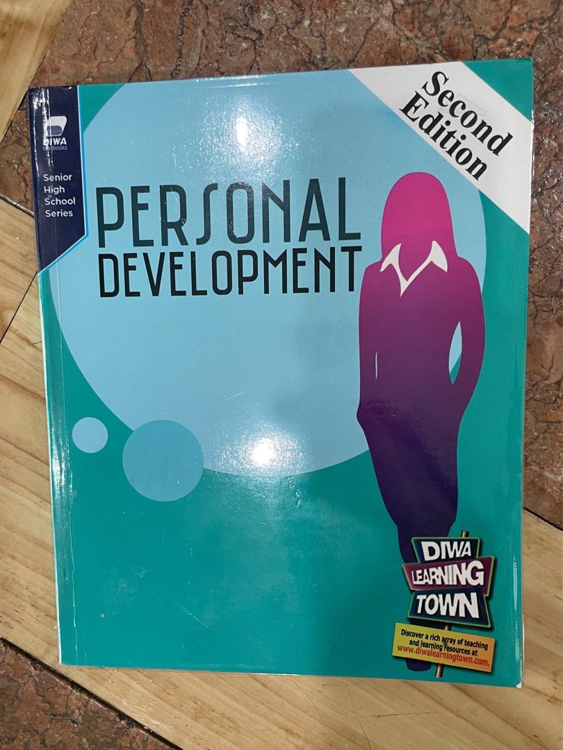 Personal Development | Second Edition | DIWA| K-12 SHS (Category: Textbooks) located in Paranaque City. Submitted by declutterwtgela (Listing ID 1311746180, Image 1). Description: Item: Personal Development | Second Edition | DIWA| K-12 SHS Description: With plastic cover. Soft bound. For Senior High students. Personal Development (PerDev) Subject. Condition: 10/10 - In excellent condition. Never been used. With NO markings, highlights, folds and