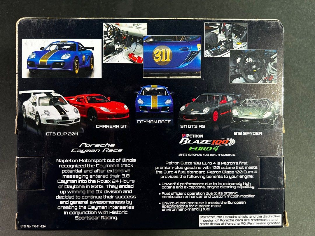 Petron Porsche Cayman Race (Category: Used Cars) located in Manila. Submitted by njroms (Listing ID 1311806061, Image 2). Description: RFS: Decluttering Payment via GCash.