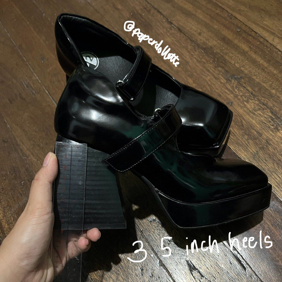 [CLOSING SOON] Platform Mary Jane Shoes (Category: Heels) located in Baguio. Submitted by fHGpBodqkgvDIliVBK4bGk6cKtqtZM (Listing ID 1311830506, Image 2). Description: Slightly used, dm for more info/pics :) Size 36, 3.5 inch heels Slightly negotiable!.