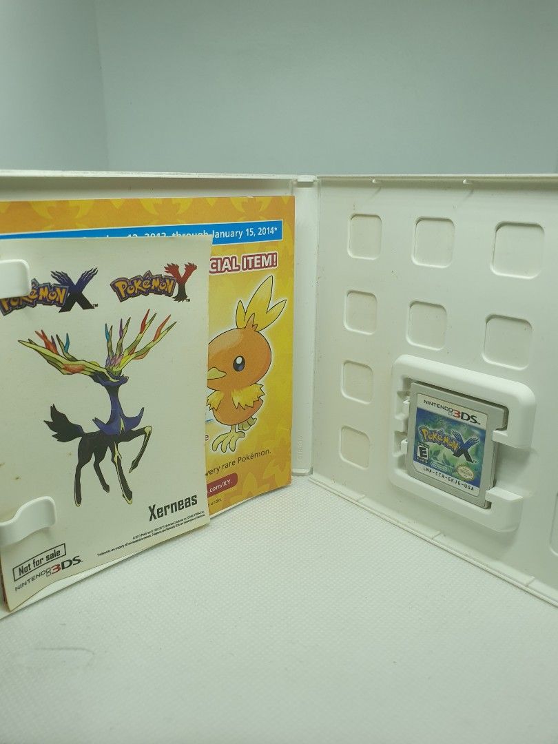 Pokemon X (Nintendo 3DS) (Category: Nintendo) located in Quezon City. Submitted by itemsforadoption (Listing ID 1311733551, Image 3). Description: Rfs: Its 2024! Happy New Year! Hoping you have a good year ahead of you! If you have questions feel free to send a message. Though I'll most likely be able to reply from 10am to 8pm. Please be patient and understanding. Decluttering games and items that I've picked up or for friends and family. Price: 