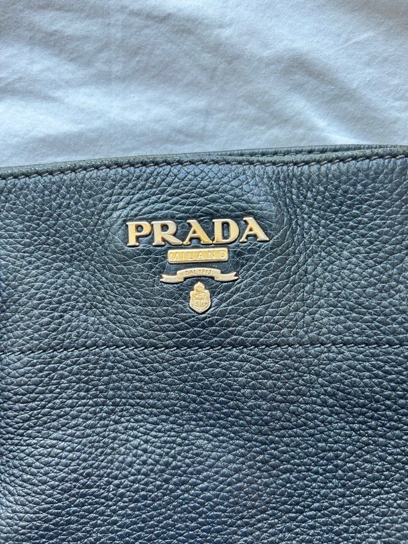 Vintage prada logo on sale