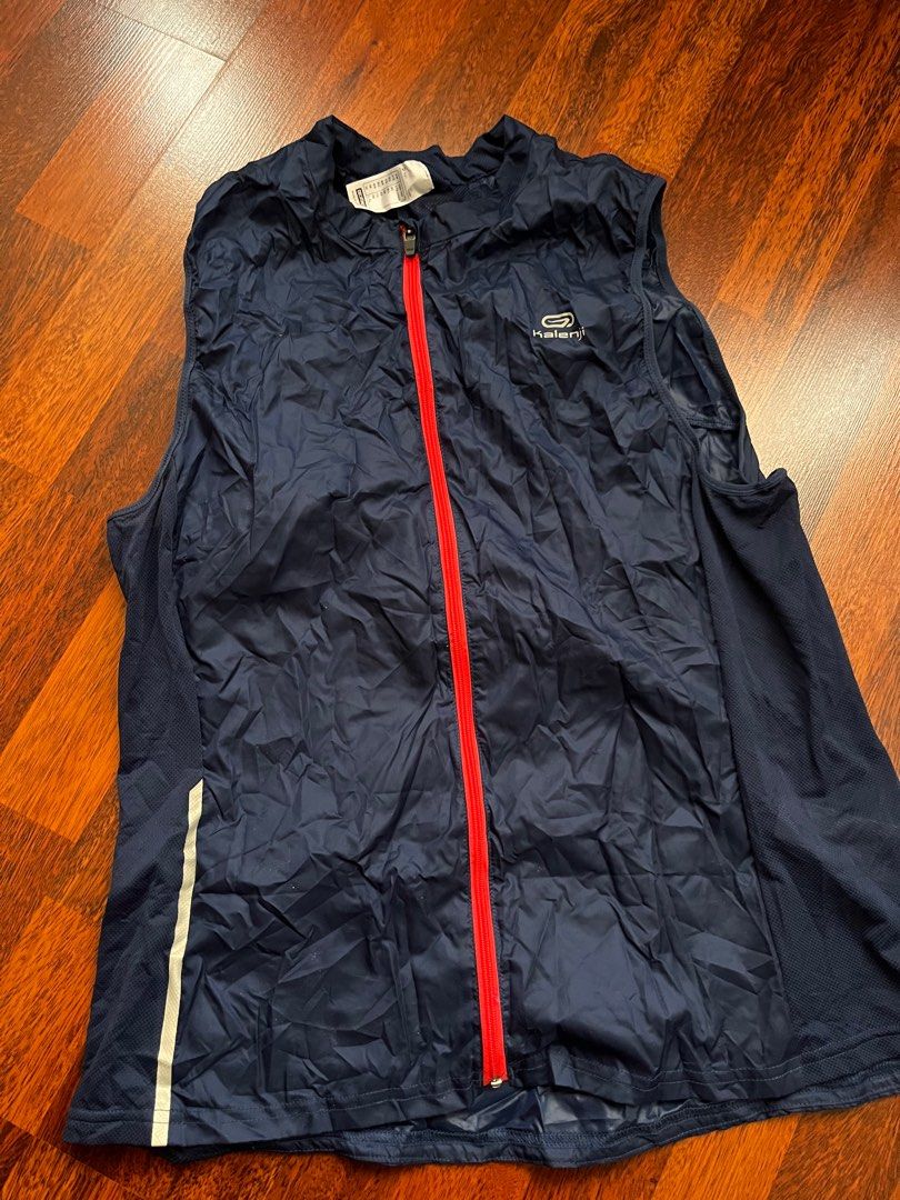 Veste Sans Manche Running Kalenji Gilet Sans Veste Kalenji Blanche