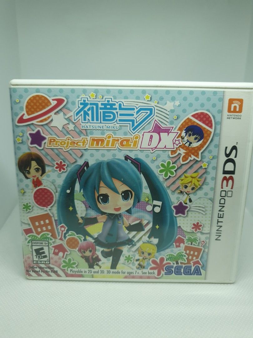 Project Mirai DX (Nintendo 3DS) (Category: Nintendo) located in Quezon City. Submitted by itemsforadoption (Listing ID 1311734693, Image 1). Description: Rfs: Its 2024! Happy New Year! Hoping you have a good year ahead of you! If you have questions feel free to send a message. Though I'll most likely be able to reply from 10am to 8pm. Please be patient and understanding. Decluttering games and items that I've picked up or for friends and family. 