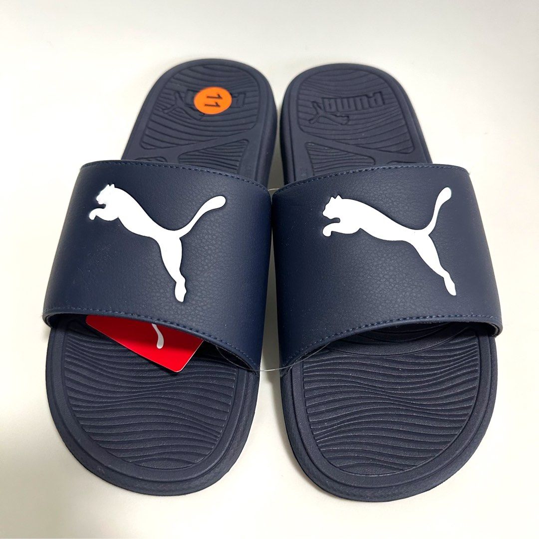 Puma Slides Size US 11 Navy Blue Dark Blue