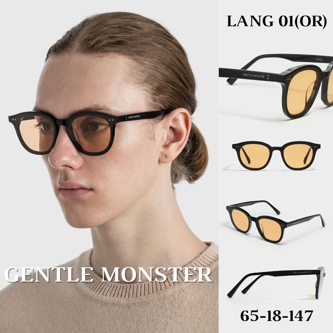 Ready Stock) Lang 01(OR) | Gentle Monster Sunglasses (Unisex)| 65