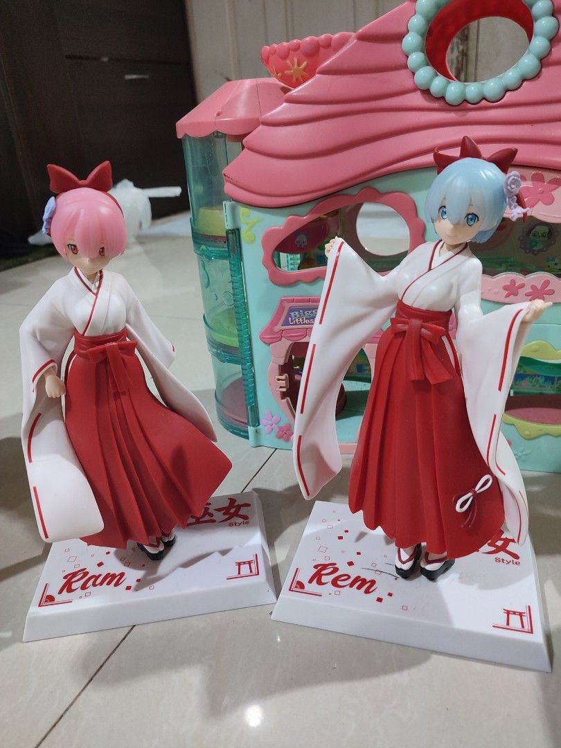 Re:zero Rem and Ram kimono red figure (Category: Figurines & Statues) located in Davao. Submitted by strawberryshortcake8899 (Listing ID 1311862945, Image 1). Description: Negotiable 650 each 1,200 for both Rem has a small mark on her stand.