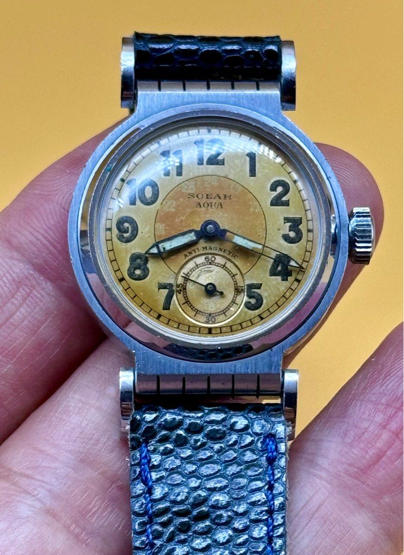 Rolex Tudor 1940 s SOLAR AQUA 40 fancy lugs Carousell