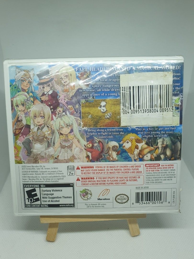 Rune Factory 4 (Nintendo DS) (Category: Nintendo) located in Quezon City. Submitted by itemsforadoption (Listing ID 1311734352, Image 2). Description: Rfs: Its 2024! Happy New Year! Hoping you have a good year ahead of you! If you have questions feel free to send a message. Though I'll most likely be able to reply from 10am to 8pm. Please be patient and understanding. Decluttering games and items that I've picked up or for friends and family. Pri