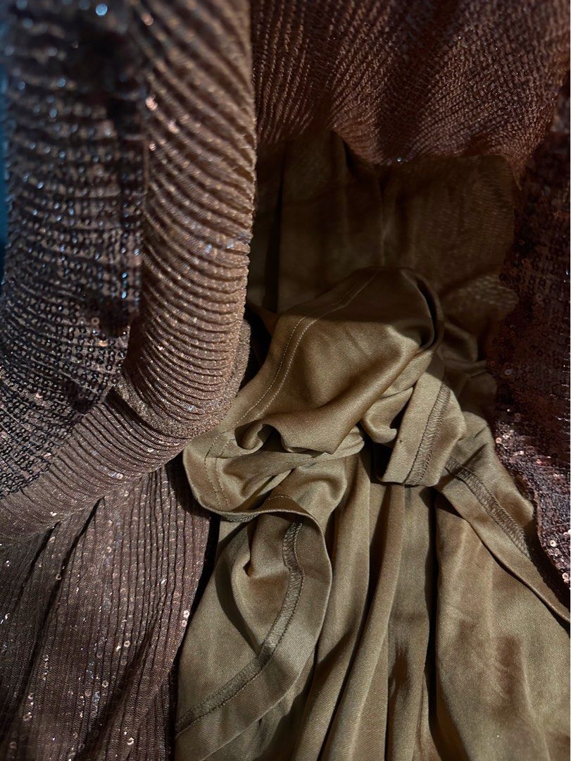 Rusty Rustic Long Dress Rust long gown, Women's Fashion, Dresses & Sets, Evening dresses ...