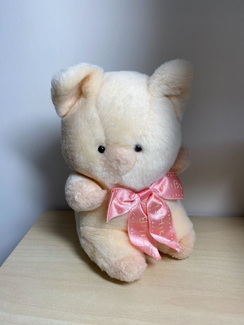 Sanrio Zashikibuta Z豬80年代昭和毛公仔18cm 高, 興趣及遊戲, 玩具