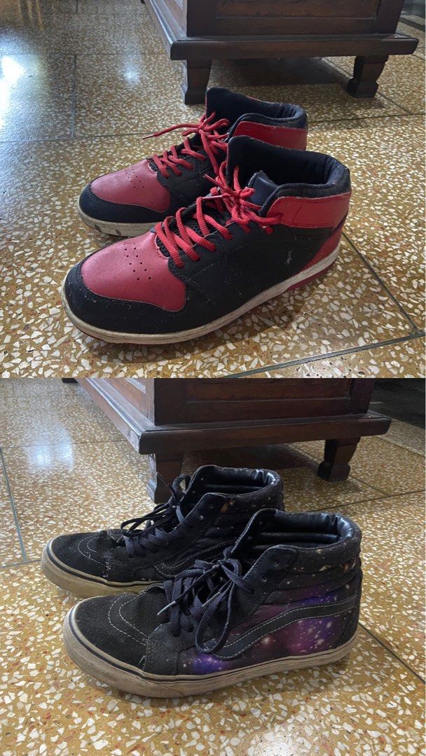Sepatu vans galaxy merah on sale