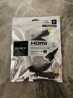 Sony High speed HDMI cable with Ethernet 2m