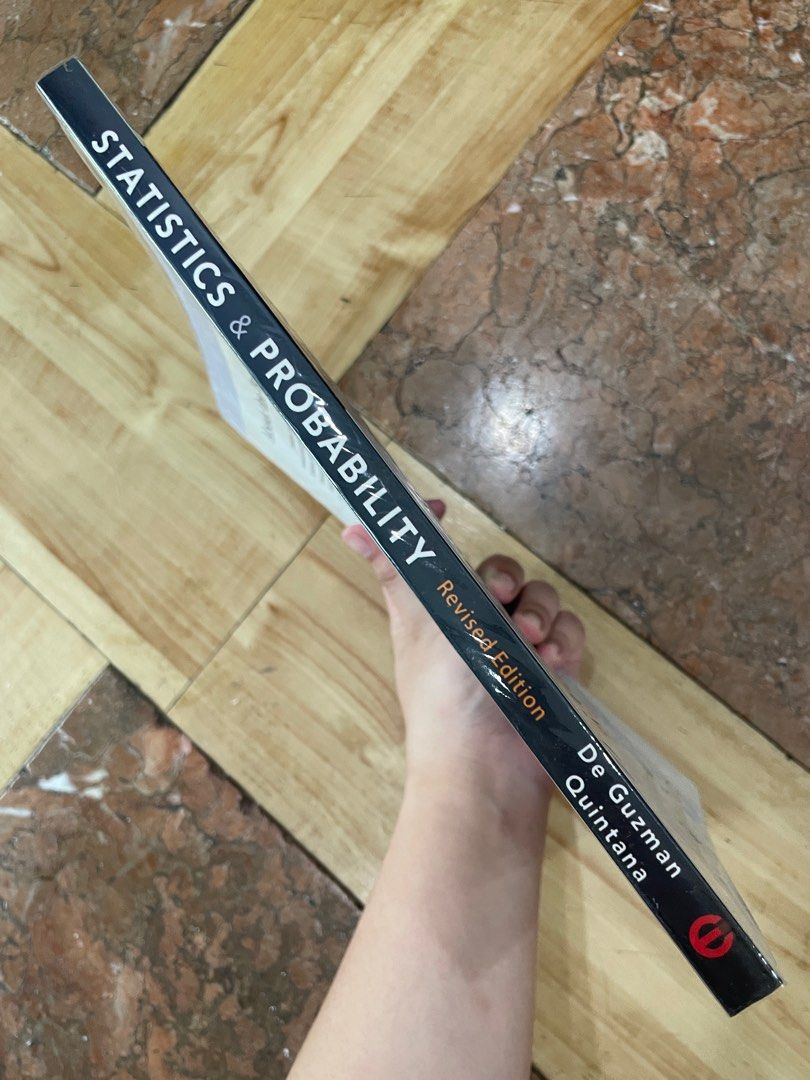 Statistics & Probability Revised Edition | De Guzman & Quintana | C&E Publishing, Inc. | K-12 SHS (Category: Textbooks) located in Paranaque City. Submitted by declutterwtgela (Listing ID 1311753663, Image 3). Description: Item: Statistics & Probability Revised Edition | De Guzman & Quintana | C&E Publishing, Inc. | K-12 SHS Description: With plastic cover. Soft bound. For Senior High students. Statistics Subject. Condition: 10/10 - In excellent 