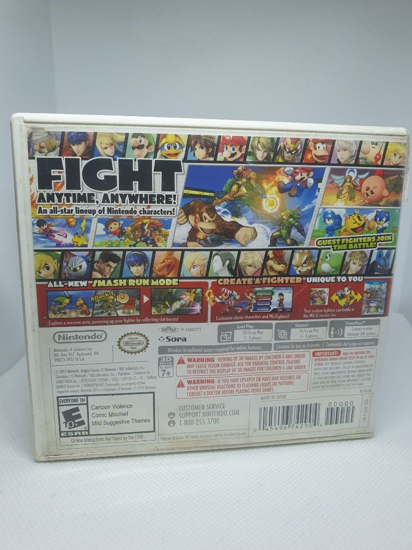 Super Smash Bros 3DS (Nintendo DS) (Category: Nintendo) located in Quezon City. Submitted by itemsforadoption (Listing ID 1311723327, Image 2). Description: Rfs: Its 2024! Happy New Year! Hoping you have a good year ahead of you! If you have questions feel free to send a message. Though I'll most likely be able to reply from 10am to 8pm. Please be patient and understanding. Decluttering games and items that I've picked up or for friends and famil