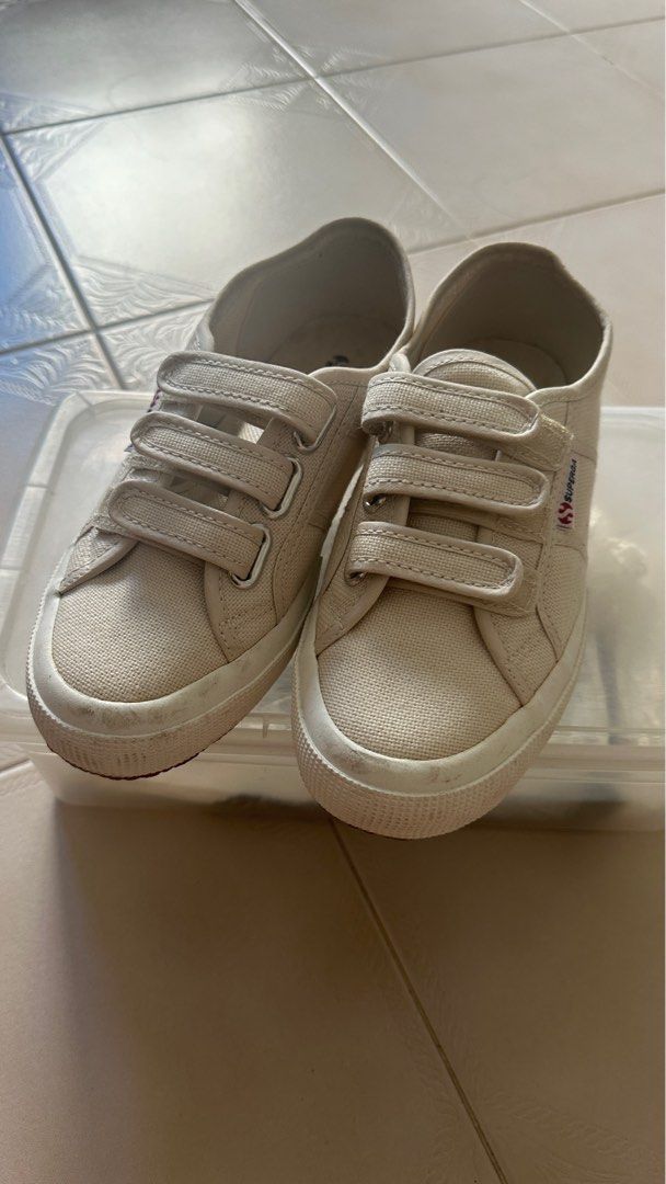 Superga Strap Grey Seashell Women s Fashion Footwear Sneakers on Carousell