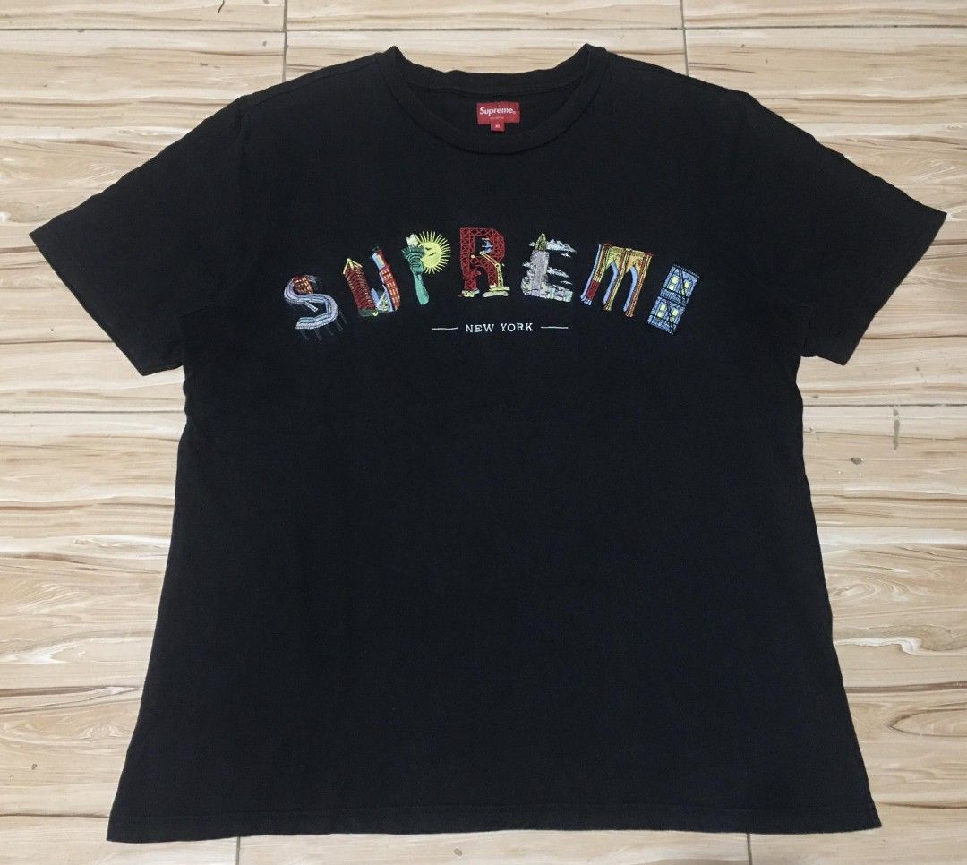 SUPREME SS19 ARC CITY BLACK TEE AUTHENTIC Luxury Apparel on Carousell