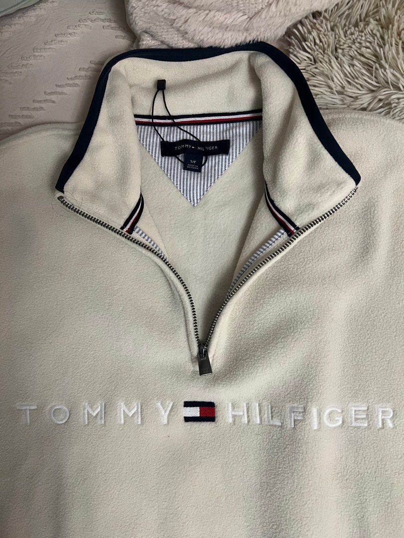 Tommy hilfiger quarter zip fleece 2025