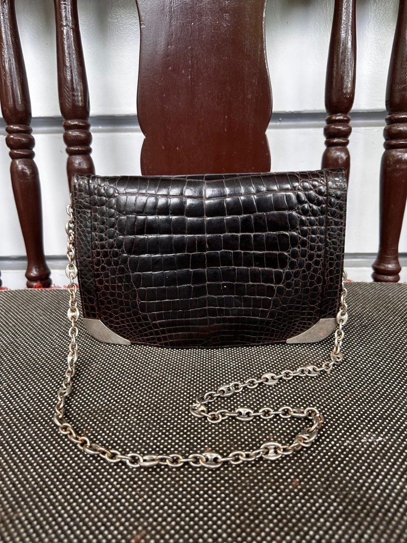 Vintage gucci crocodile bag
