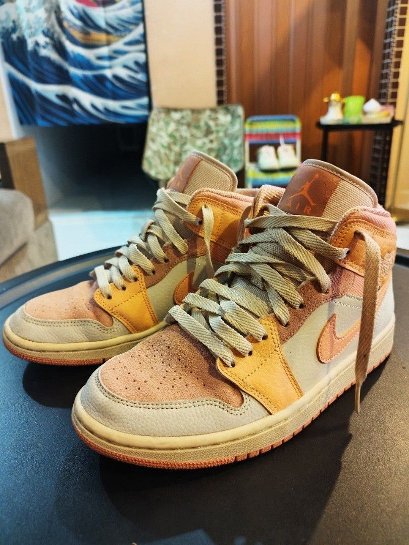 jordans apricot orange