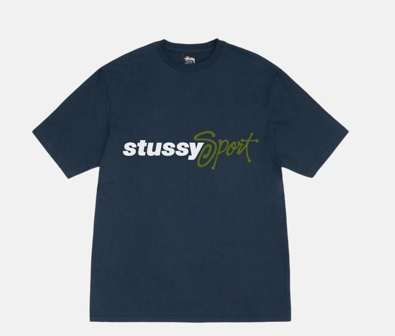 (100% Authentic) Stussy SPORT SCRIPT TEE
