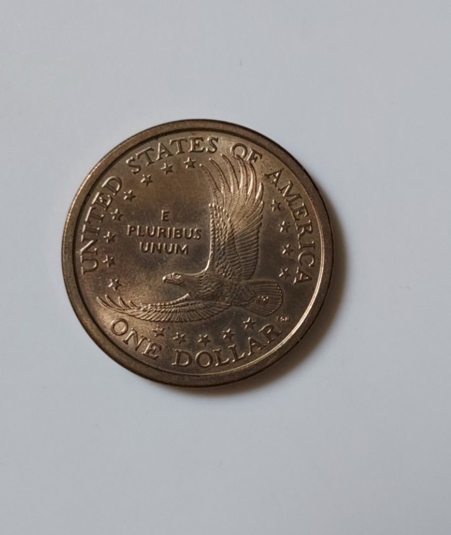 美國2000年薩卡加維亞一美元$1 硬幣, 興趣及遊戲, 收藏品及紀念品, 錢幣- Carousell