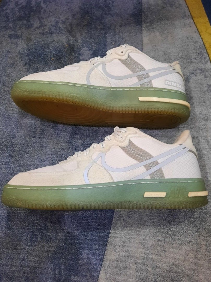 air force react white light bone