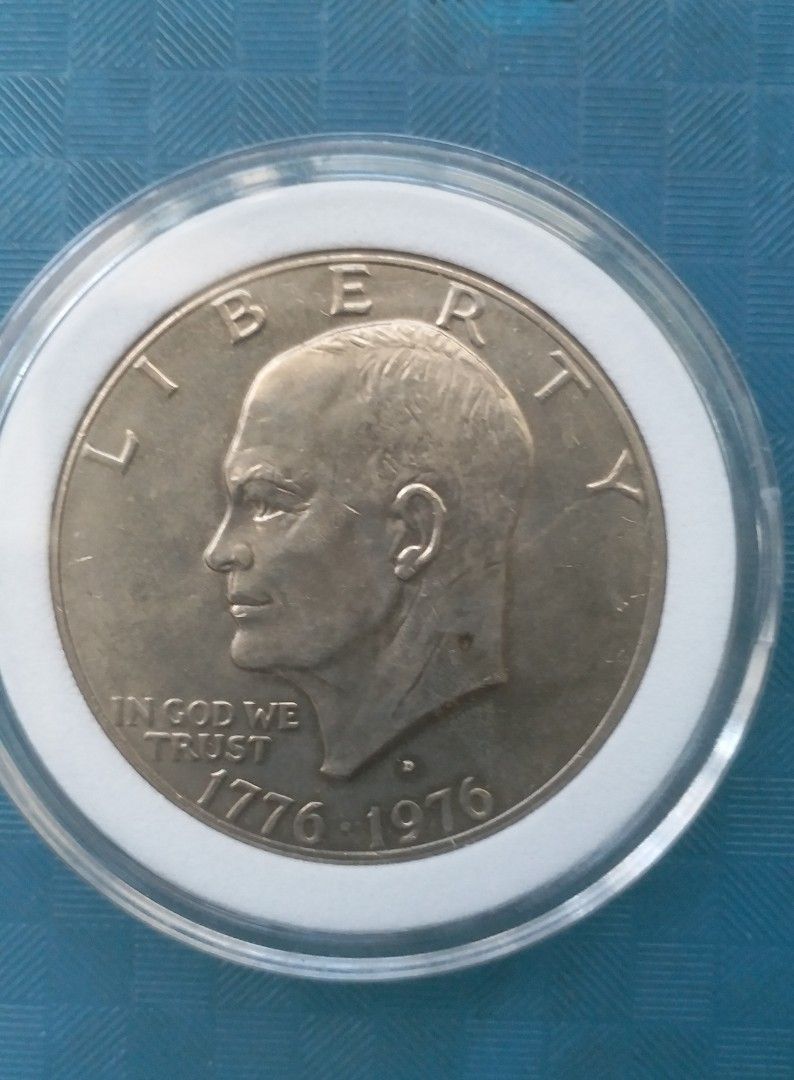 🗽 1976年美國建國200週年紀念幣$ 1 元。, 興趣及遊戲, 收藏品及紀念品, 錢幣- Carousell