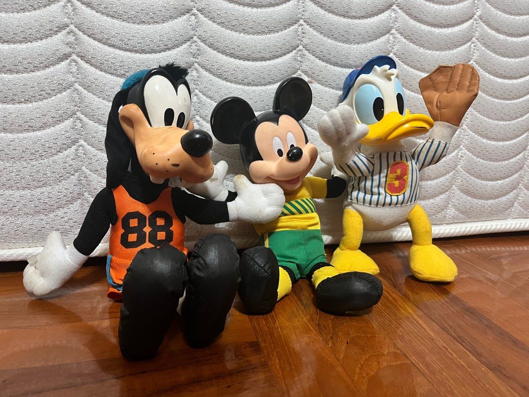 絕版 公仔 珍藏 廸士尼 Disney 唐老鴨 高飛 米奇 童年回憶 小朋友 Mickey Mouse Donald Duck Goofy ...