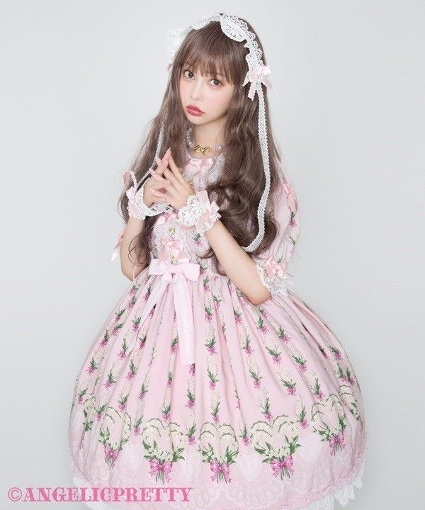 Angelic Pretty すずらんBouquet Dress Set 日本代購Angelic Pretty