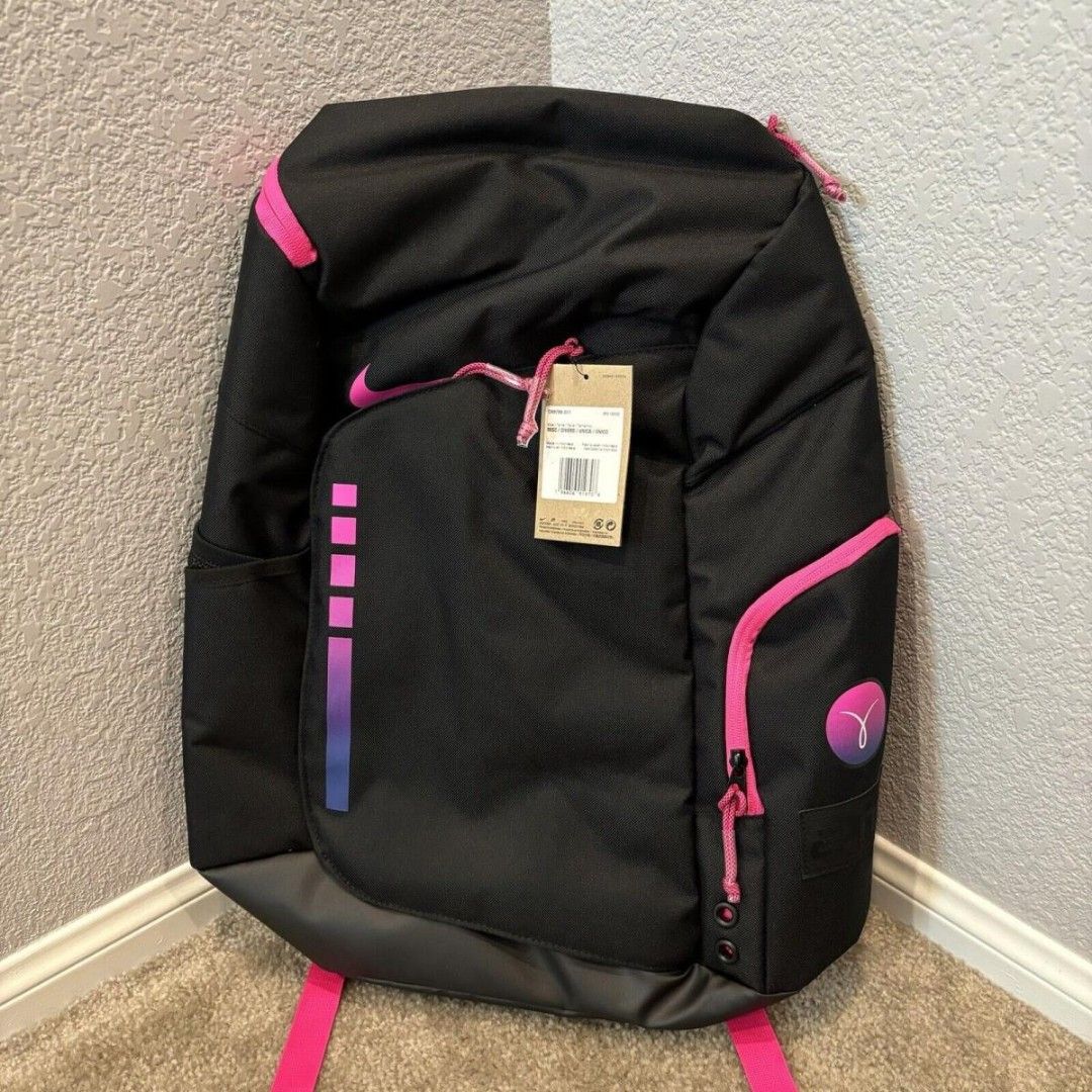 Authentic Nike hoops elite Kay yow black pink fierce backpack 32L Nike backpack for basketball for hoopers Women s Fashion Bags Wallets Backpacks on Carousell